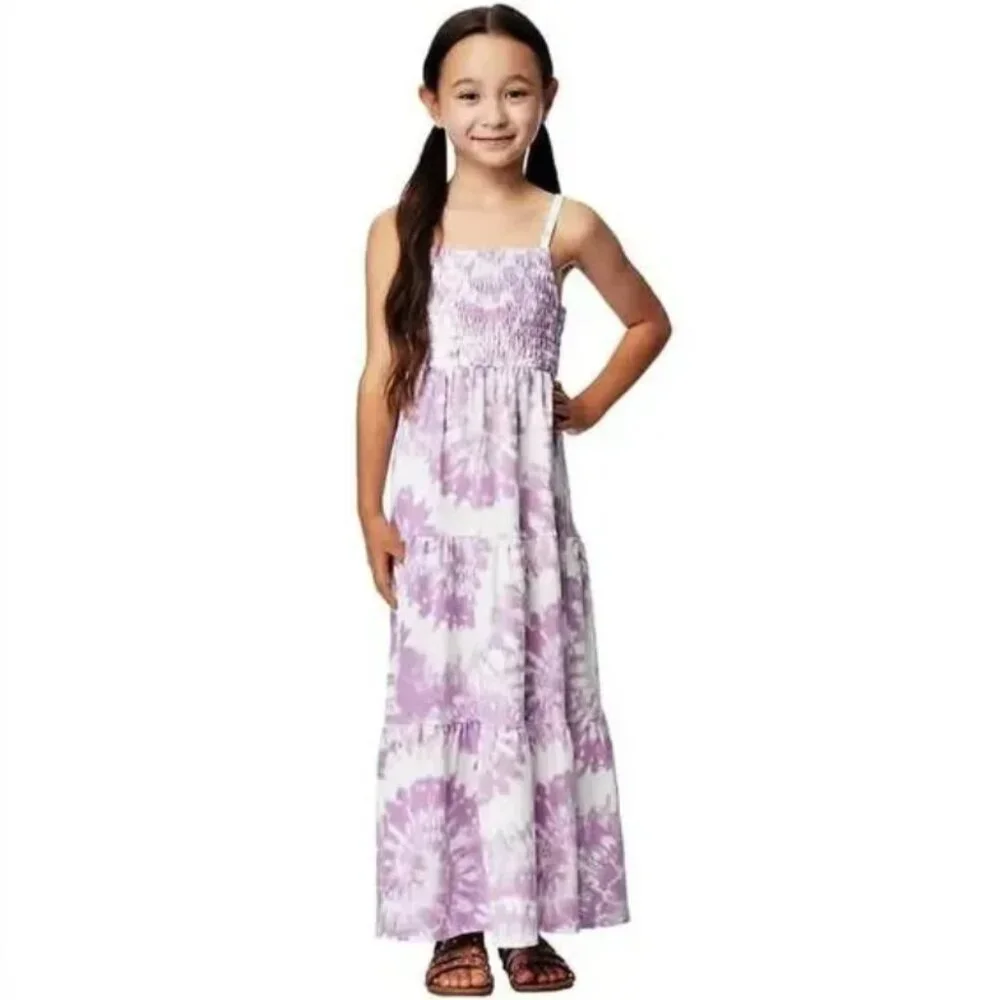 32 Degrees Cool Youth Tie Dye Maxi Dress M (10/12)